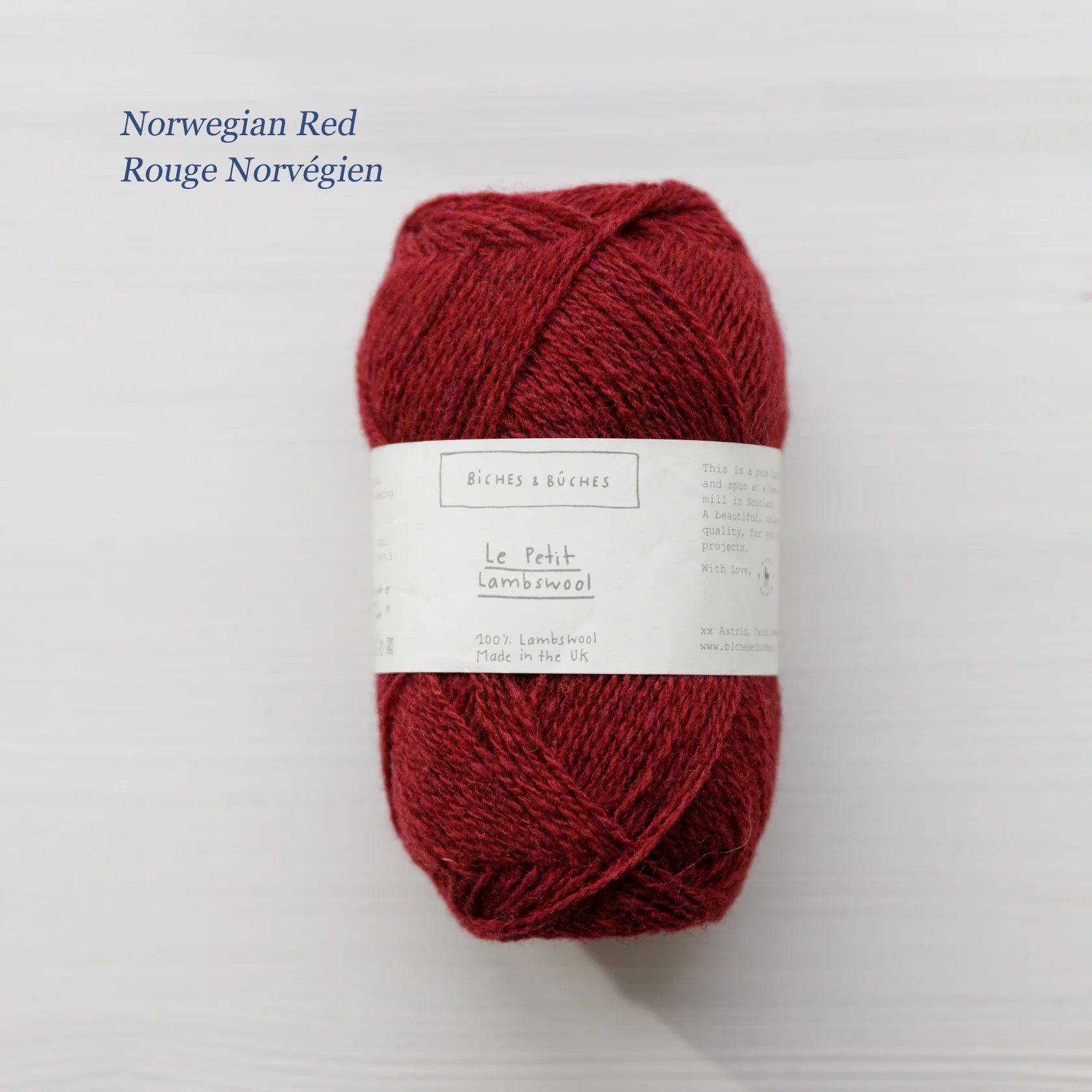 Le Petit Lambswool: Norwegian Red