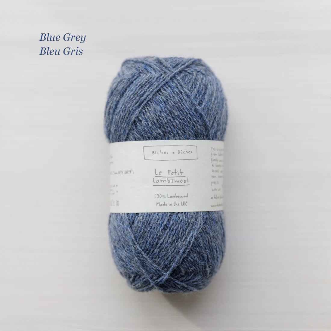 Le Petit Lambswool: Blue Grey