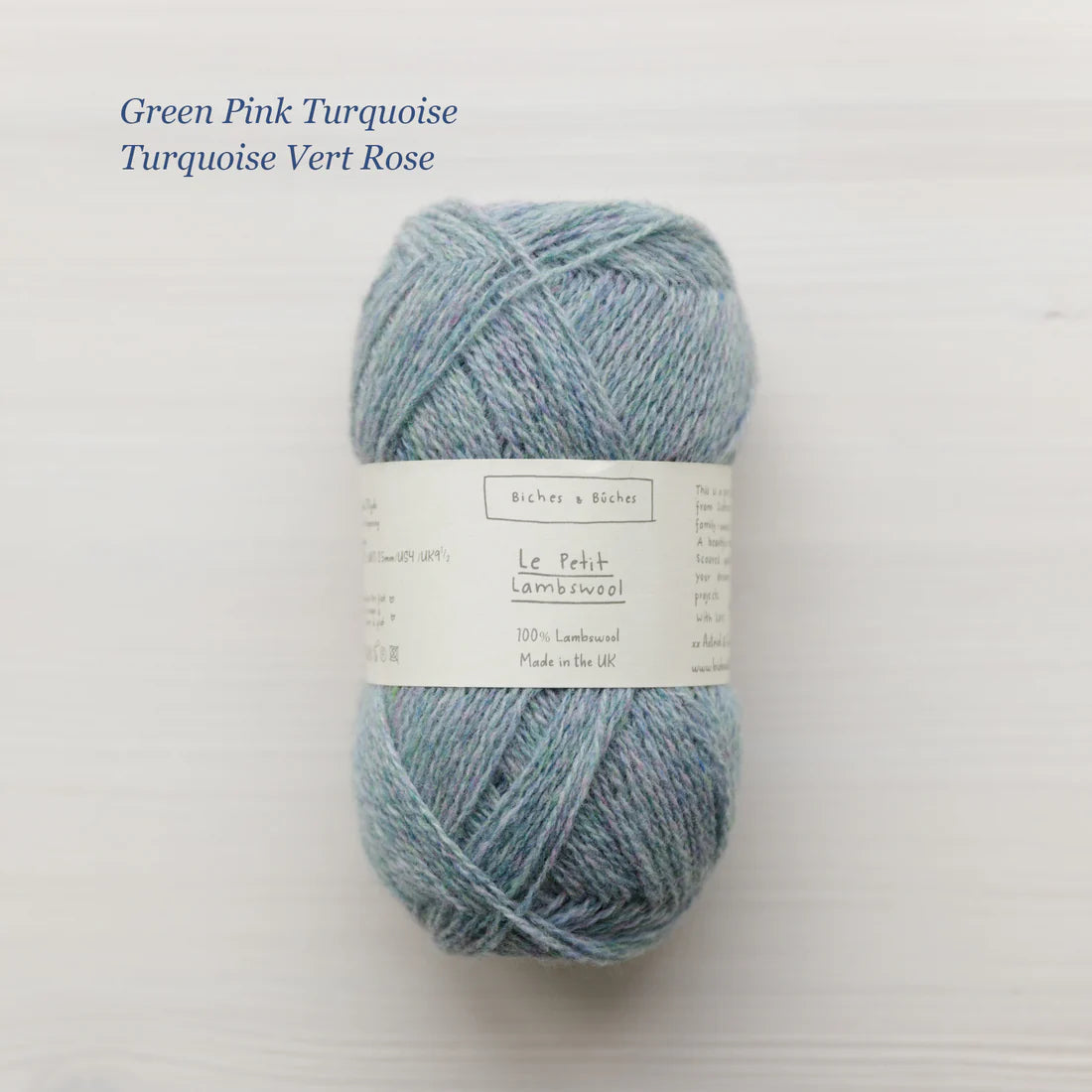 Le Petit Lambswool: Green Pink Turquoise