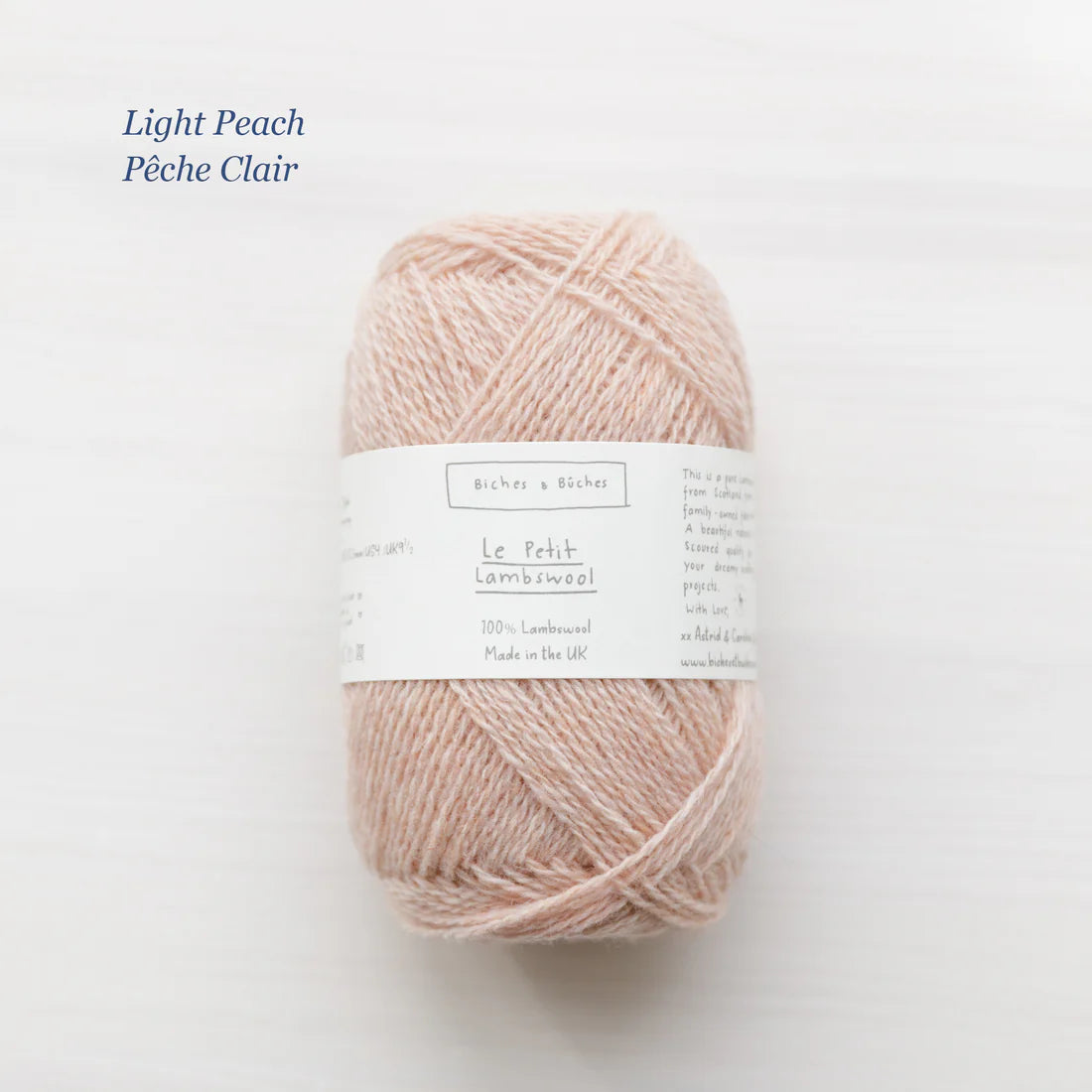 Le Petit Lambswool: Light Peach