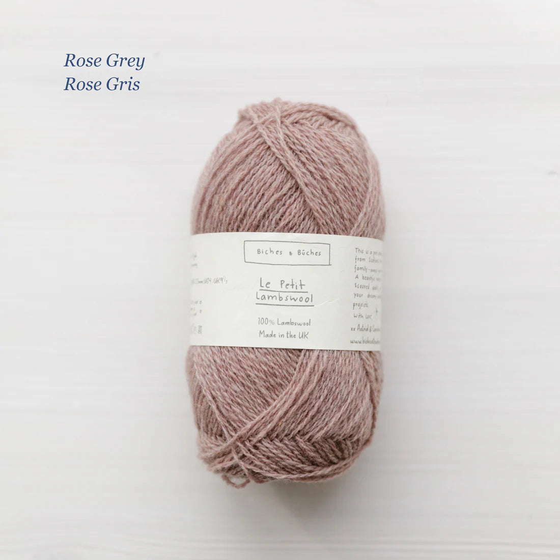 Le Petit Lambswool: Rose Grey