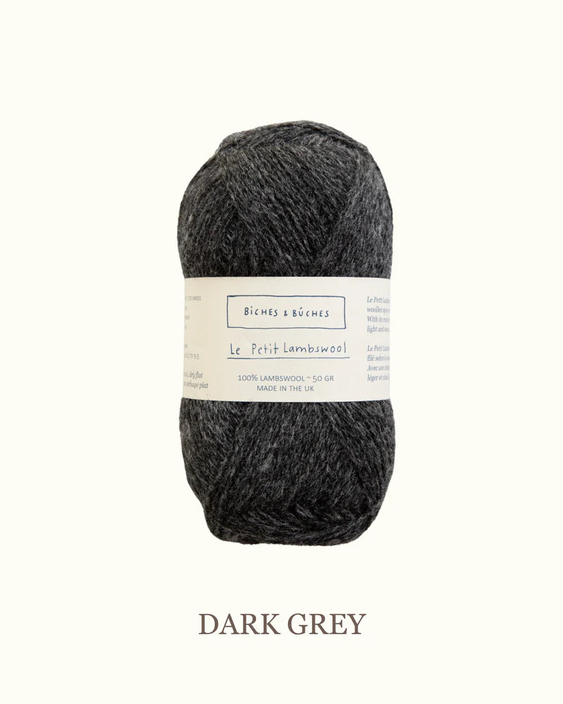Le Petit Lambswool: Dark Grey