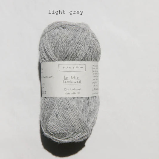 Le Petit Lambswool: Light Grey