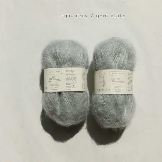 Le Petit Silk & Mohair: Light Grey