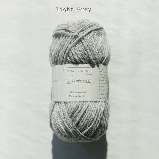 Le Lambswool: Light Grey