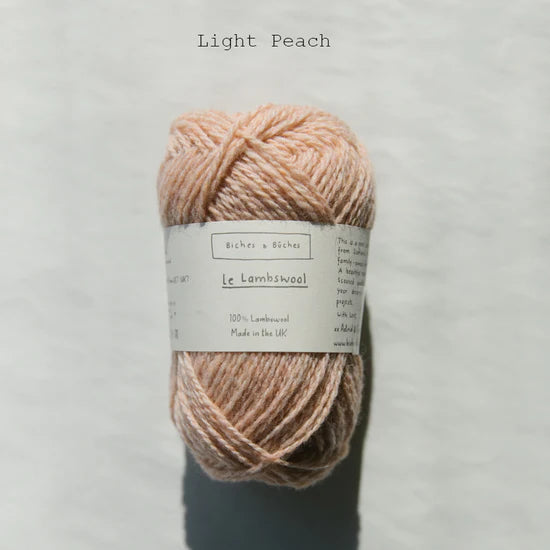 Le Lambswool: Light Peach