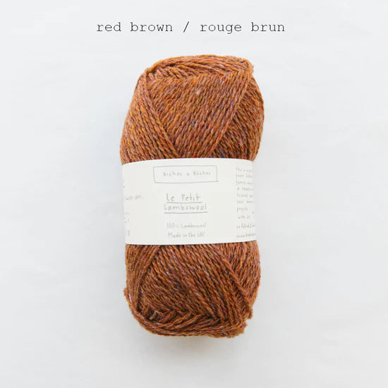 Le Petit Lambswool: Red Brown
