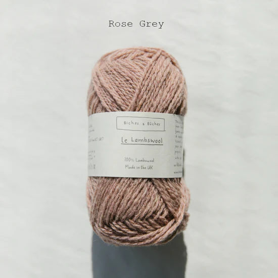 Le Lambswool: Rose Grey