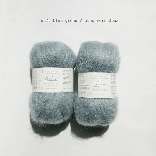 Le Petit Silk & Mohair: Soft Blue Green