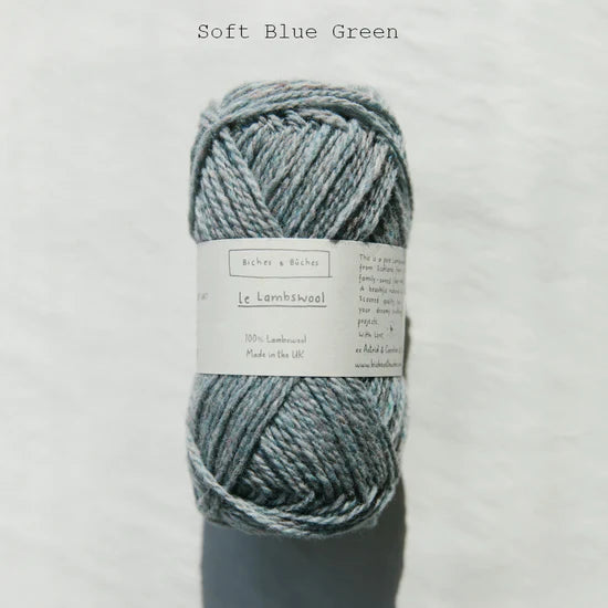 Le Lambswool: Soft Blue Green
