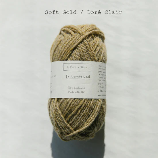 Le Lambswool: Soft Gold
