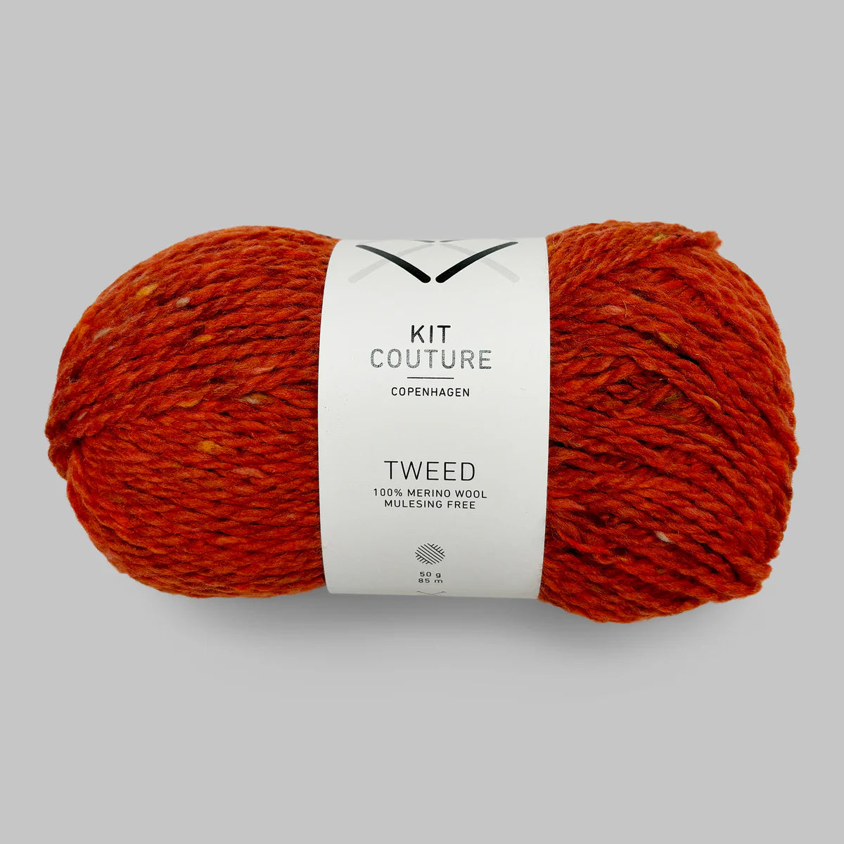 Tweed: Brændt orange (530)
