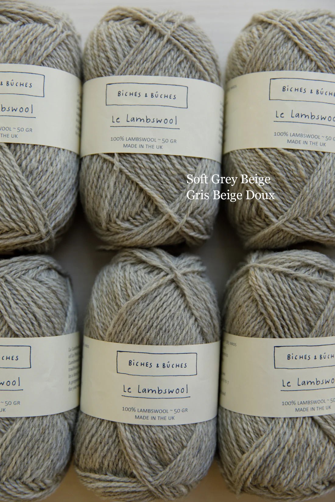Le Lambswool: Soft Grey Beige