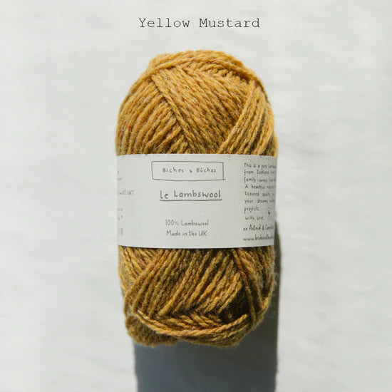 Le Lambswool: Yellow Mustard