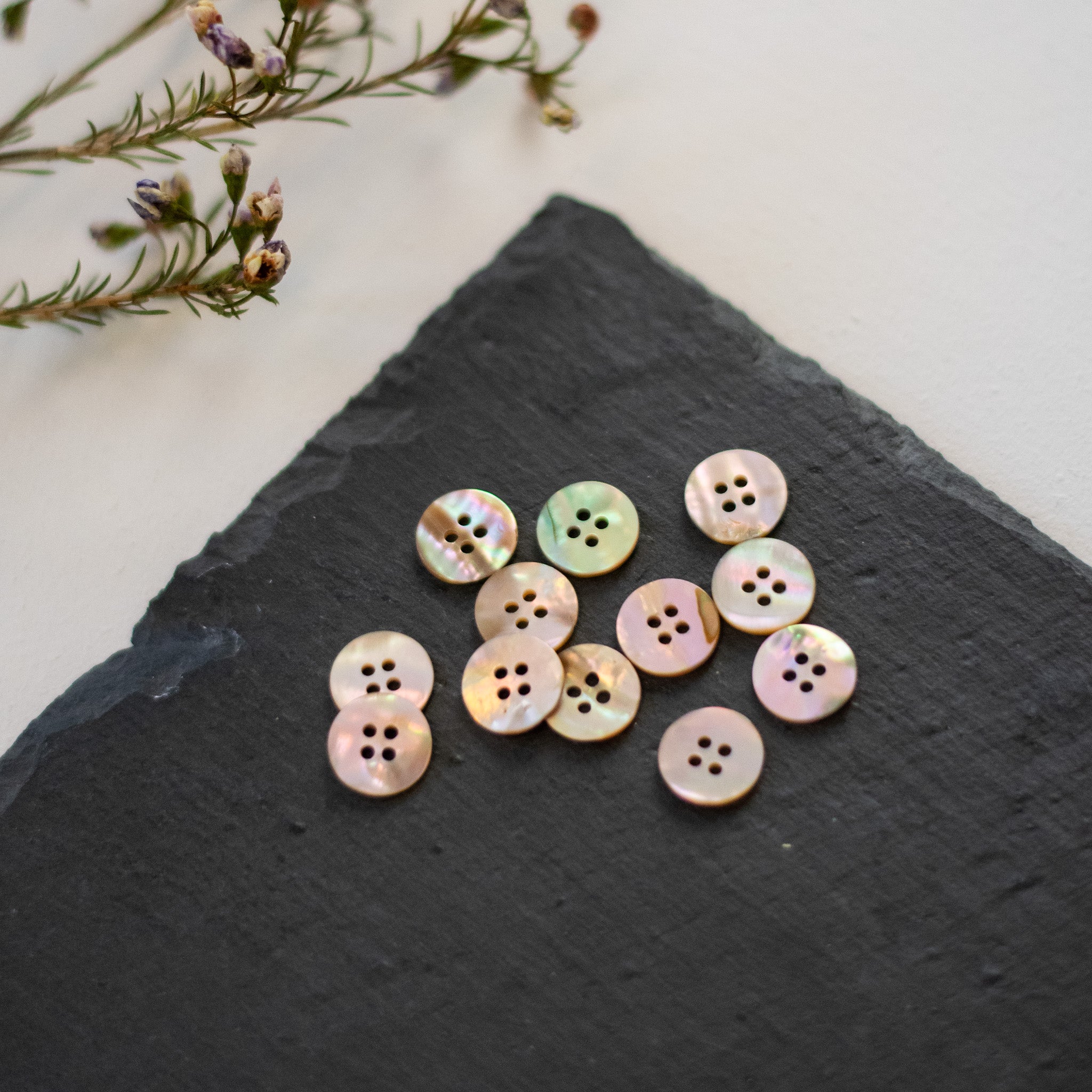 Mother of pearl buttons